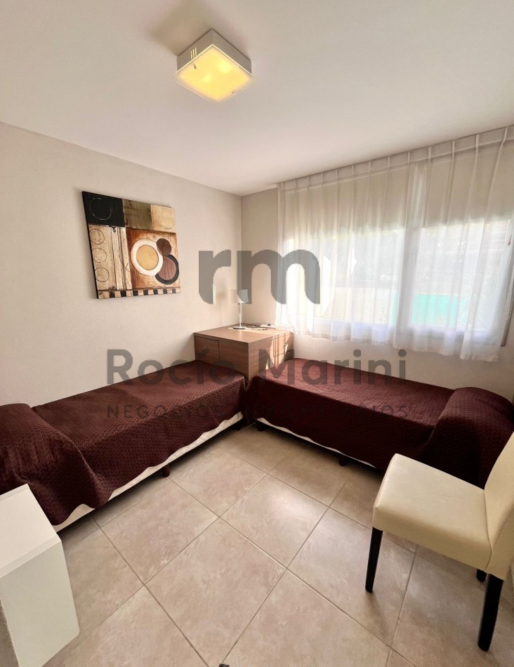 PINAMAR - Departamento 3 ambientes con parque